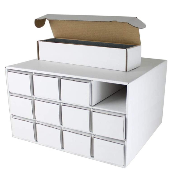 Model Train Storage Box House with 12 Train Storage Boxes