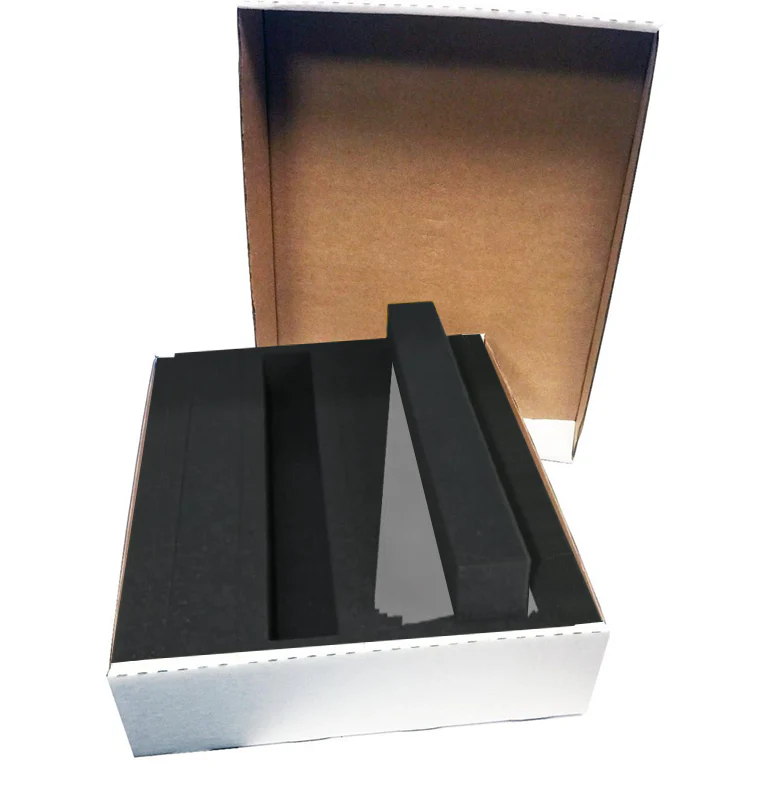 What advantages do the large 4-slot N gauge storage boxes offer?